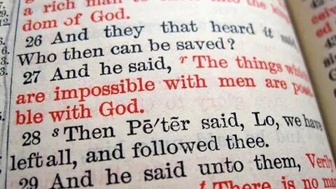 If they'd just followed the words in RED - Alan Watt