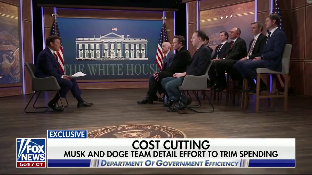 Bret Baier interviews DOGE team with Elon Musk on Fox News