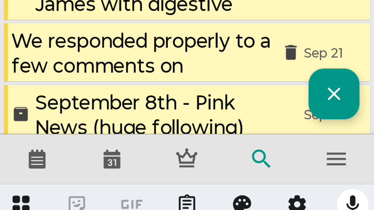 Screen Recording of Prophetic Message I Wrote in Note App