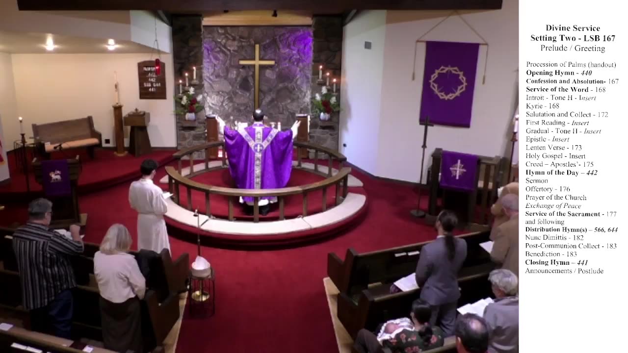 Palm Sunday (Palmarum) - March 29, 2026