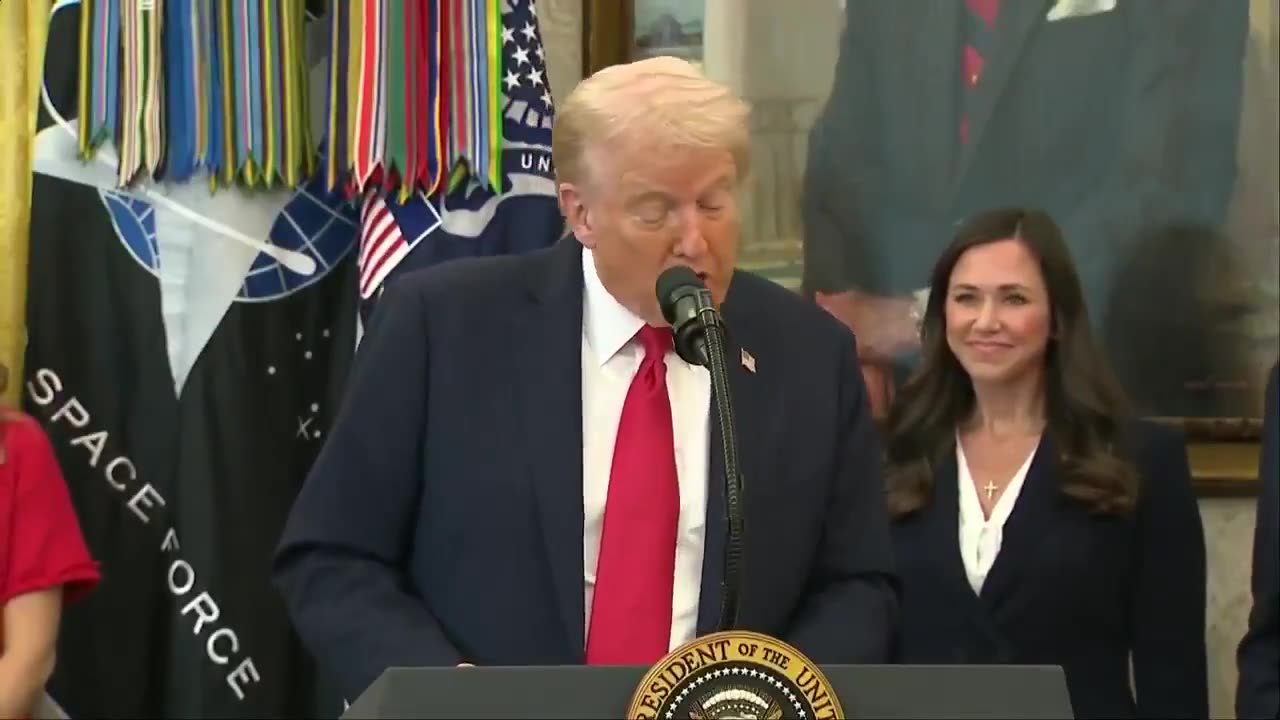 TRUMP: "Were here today to announce a historic victory for American women,