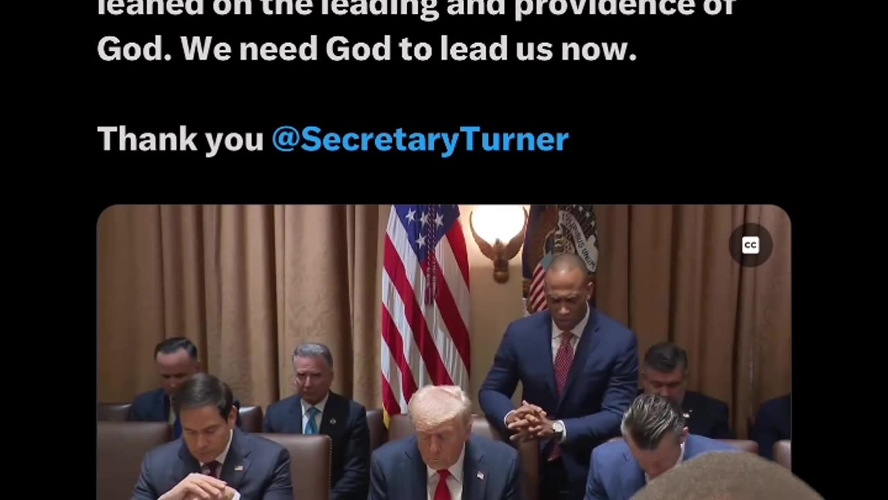 How Could Any Christian Not Know God Is With President Trump First Cabinet Meeting