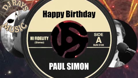 HAPPY BIRTHDAY to PAUL SIMON