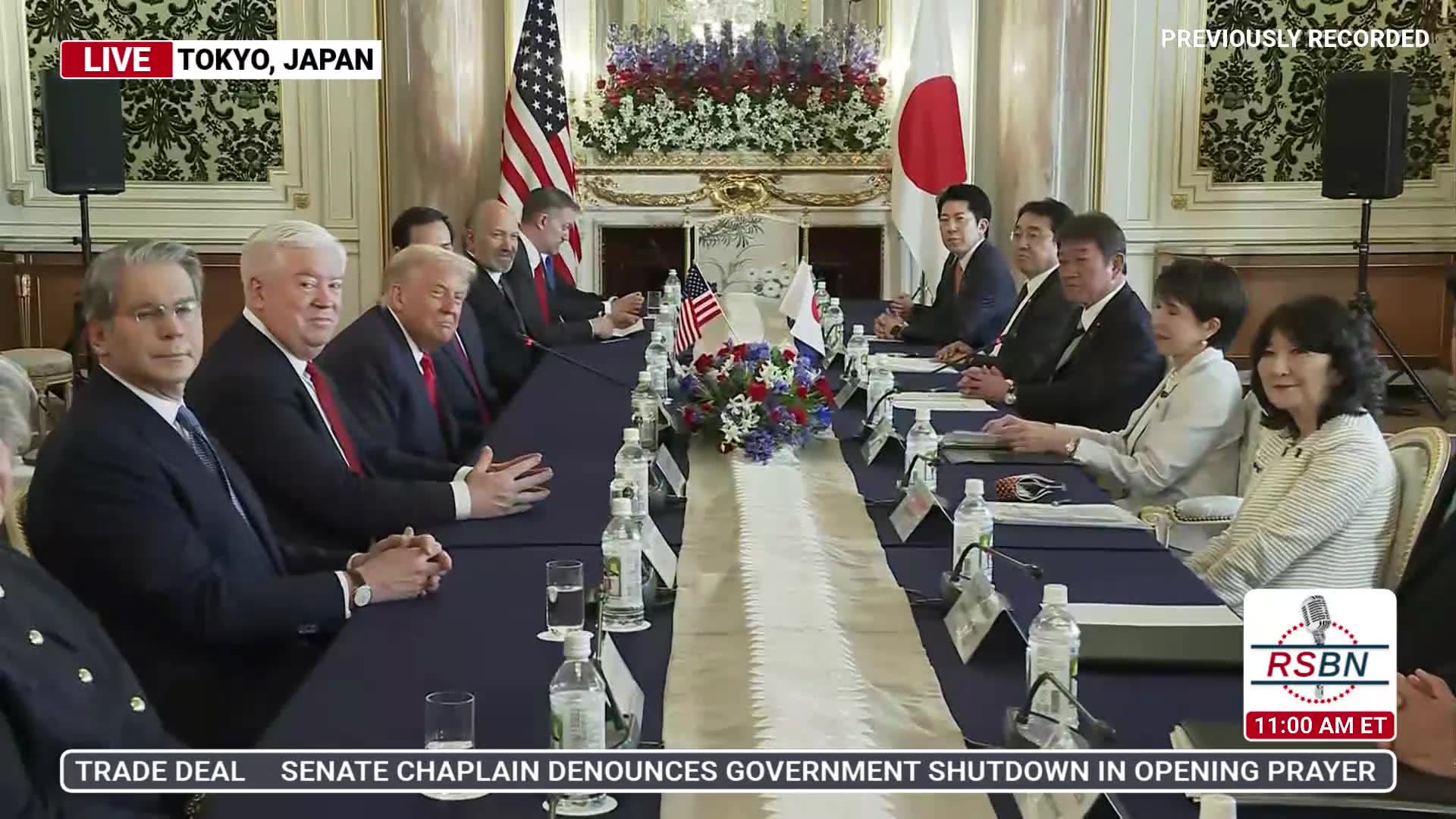 WATCH: President Trump Attends a Bilateral Lunch with the Prime Minister of Japan - 10/28/25
