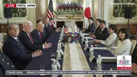 WATCH: President Trump Attends a Bilateral Lunch with the Prime Minister of Japan - 10/28/25