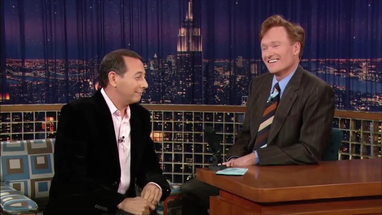 Paul Reubens (PEE-WEE Herman) Wait for it! #peeweeherman #conanobrien