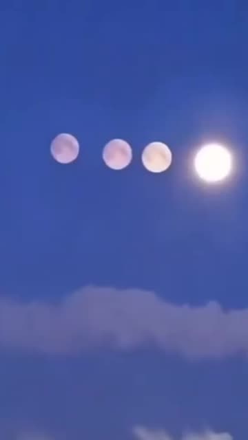 4 moons seen all across Russia last night!