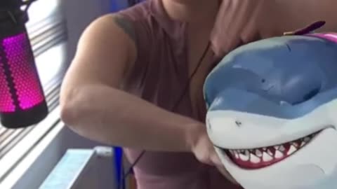 Dancing on a treadmill, why not? I had Jeff singing!