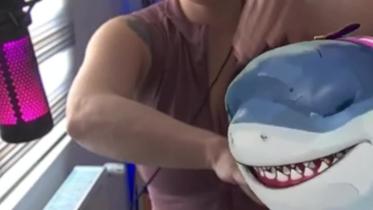 Dancing on a treadmill, why not? I had Jeff singing!