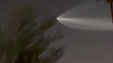 SpaceX Rocket Soars Across Phoenix Sky