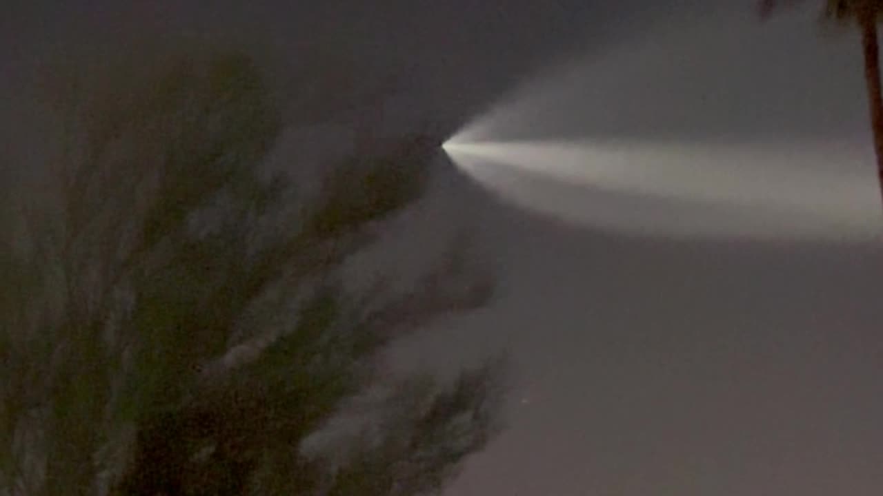 SpaceX Rocket Soars Across Phoenix Sky