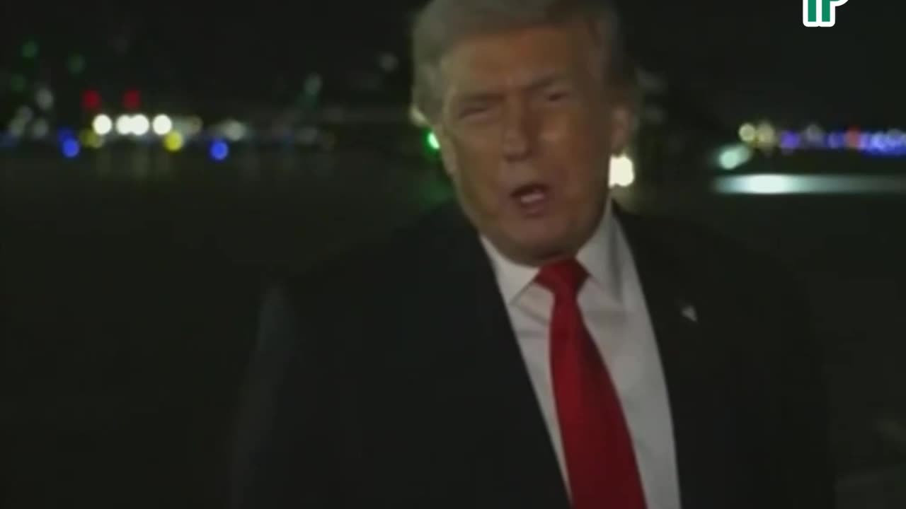 TRUMP RESPONDS TO MACRON