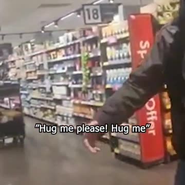 old man Migrant in Ireland follows two white women around saying hug me