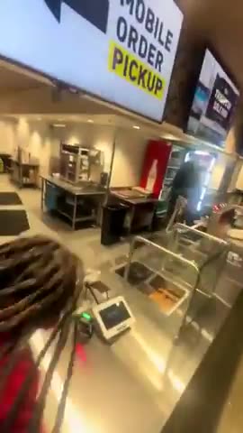 Screaming Primates Ransack Movie Theater Concession Stand