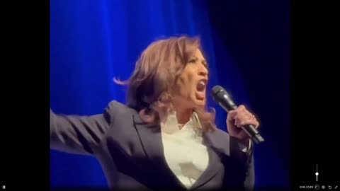 She really needs to quit drinking. Kamala says Trump-Kamala race was what?