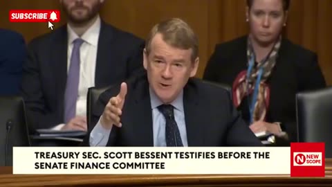 "Michael Bennet Explodes on Scott Bessent: 'Stop Lying to the American People!'"