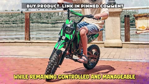 iScooter A14 Electric Dirt Bike for Kids 500W 5.2Ah Electric Off-Road Motorcycle