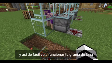 Granja de Lana para Minecraft Java y Bedrock 1.21