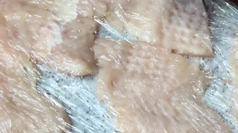 CHICKEN CUTLETS with cheese.