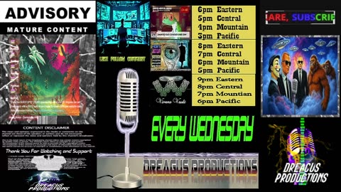 DREAGUS PRODUCTIONS WEDNESDAY SHOWS-8 OCT 25raw