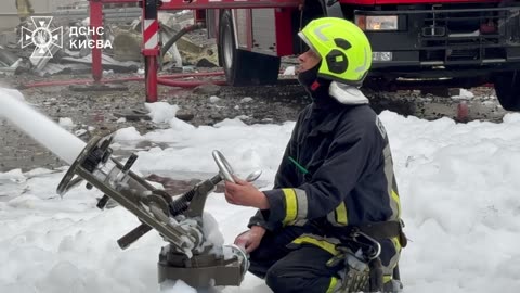 The number of casualties in Kyiv following Russia’s strike has risen to 13, with two people