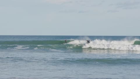 Slow motion Waves in Europe