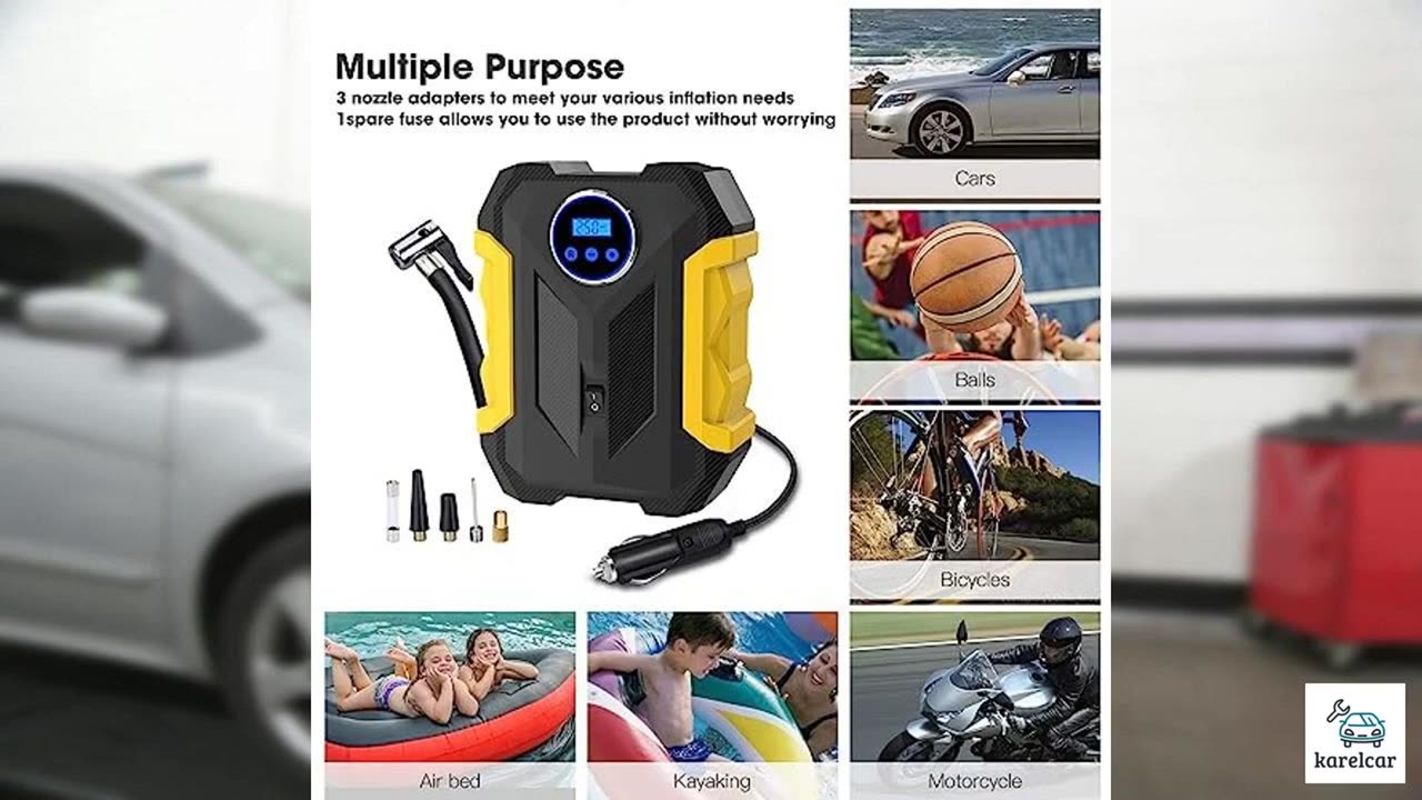 Digital Air Compressor for Car Auto Pump Portable