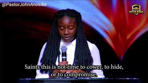 Pastor John's daughter Sofronia Anosike (11yrs young) shares a shocking message about the rapture
