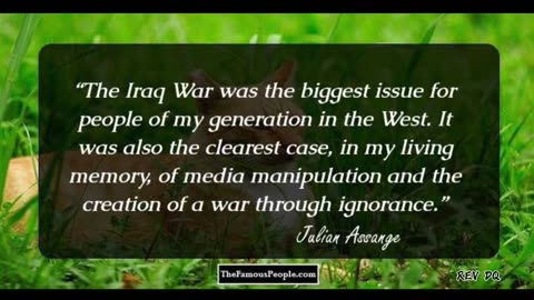 Tribute To Julian Assange.