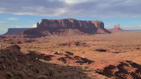 Drive from Kayenta to Monument Valley National Park Compilation 4K Version