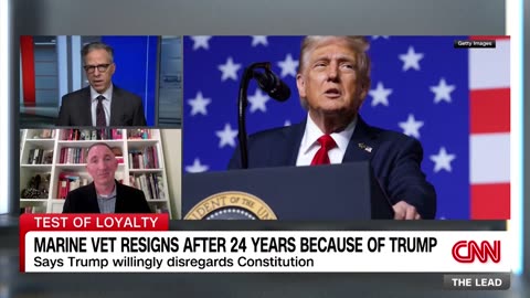 US Marine on why he says he resigned because of Trump