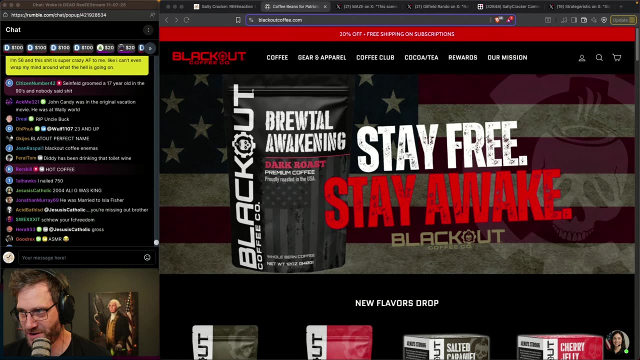 TheSaltyCracker: Woke is DEAD ReeEEStream 11-7-25 .......