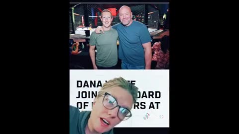 Dana White on BOD of META ..