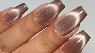 Amazing: Part 1: 🍂 Romantic French Cat Eye Nail! Moonlight Cat Eye Gel CEM06 #na