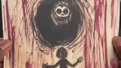Your kid shows you a drawing of his imaginary friend🤨 #shorts #mustwatch ￼