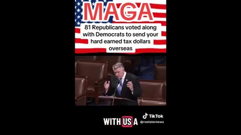 Tax dollars overseas ..