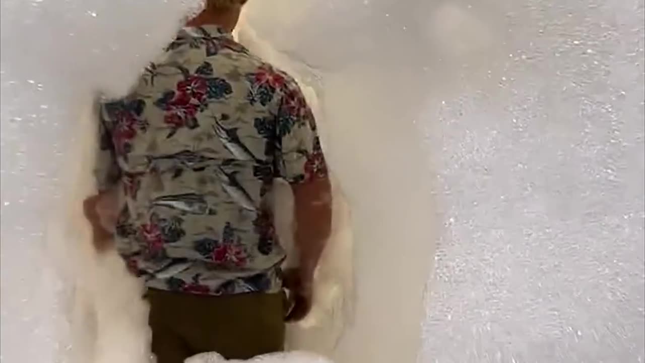 The Garage That Turned Into a Foam Party