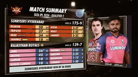 SRH ve RR match highlights