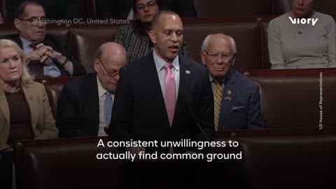 Minority leader Jeffries blasts Trump as Republicans move to end country's longest shutdown