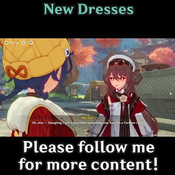 Xiangling's and Hu Tao's New Dresses 2