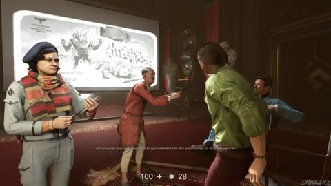 Wolfenstein The New Colossus - Hitler Scene (4K 60FPS)