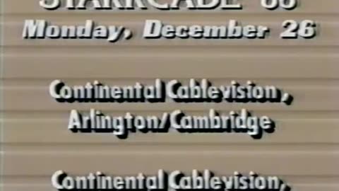 Starrcade 1988 NWA PPV TV Commercial from Boston