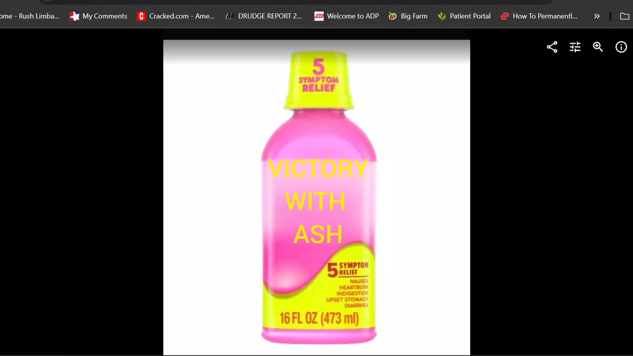 VICTORY WITH ASH DDIARRHEA MEDS