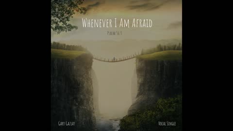 WHENEVER I AM AFRAID – (Psalm 56:3)