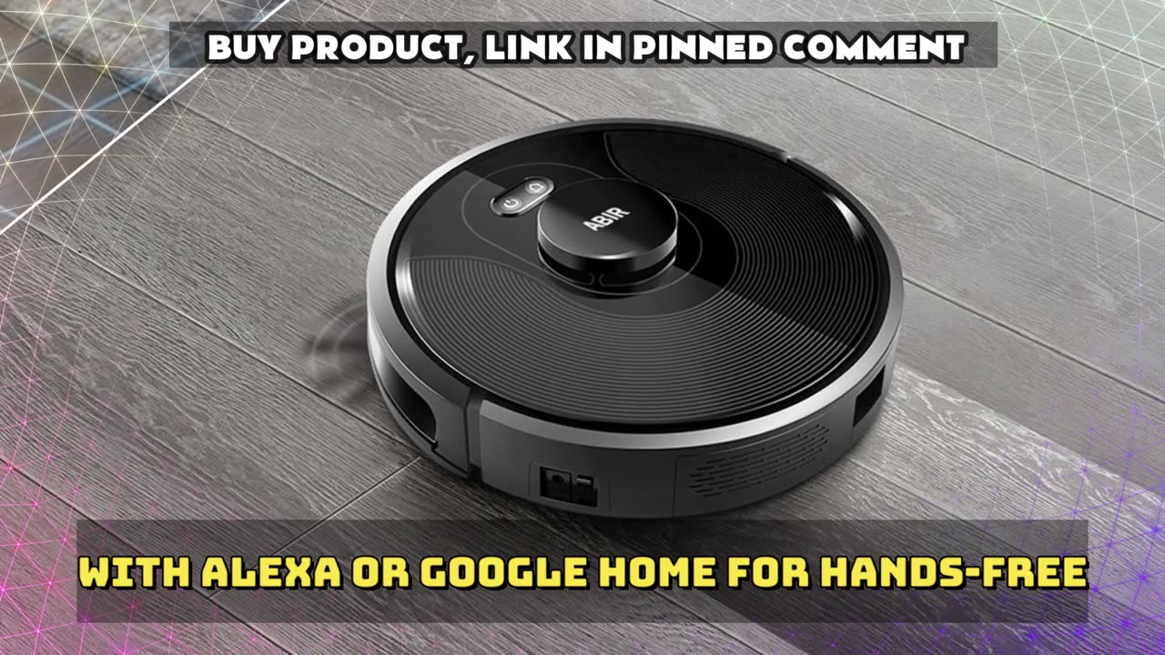 ABIR X8 Robot Vacuum Cleaner 6500PA Suction 3D Navigation for Home Carpet Cleaning