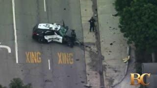 California police officer dies after pursuit ends in high-speed collision