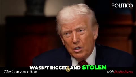 🟢 TRUMP: "It's going to come out that the election was STOLEN -- we have it all!"