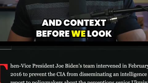 Biden Caught BLOCKING CIA Report on Hunter’s Ukraine Scandal