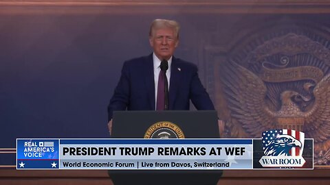 "President Trump Addresses The World Economic Forum"