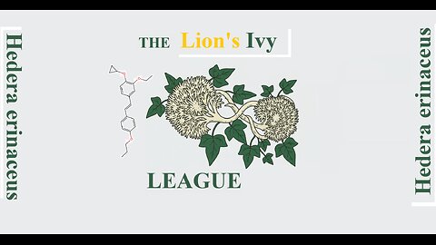 League Ivy and Lion's Mane(Hericium erinaceus) Лига плюща и гривы.